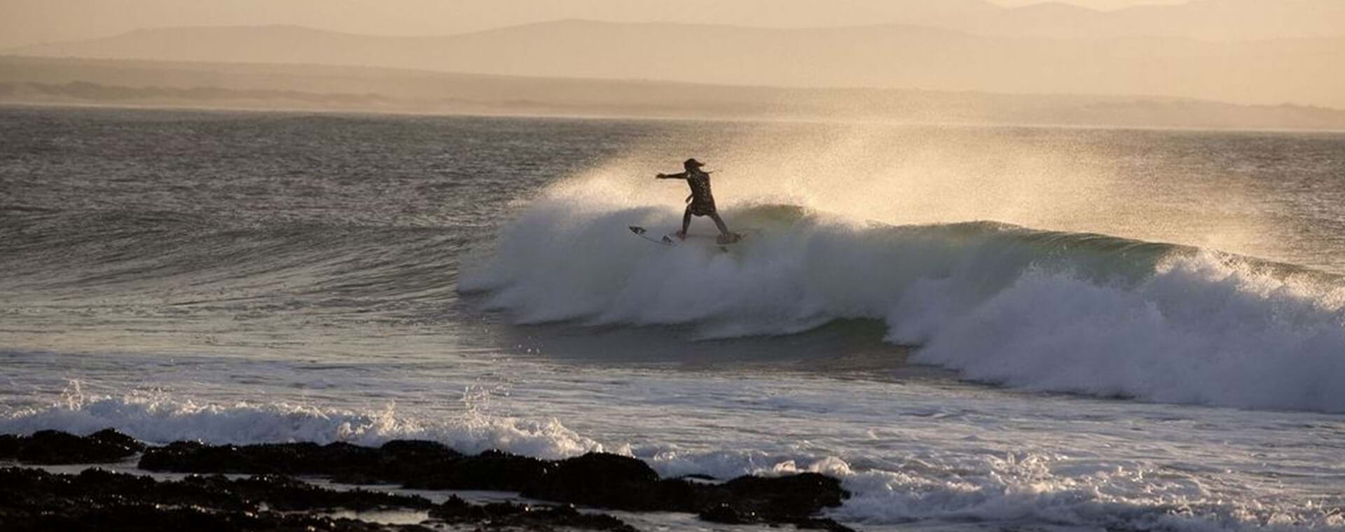 Watersports in South Africa include surfing, waterskiing, scuba diving