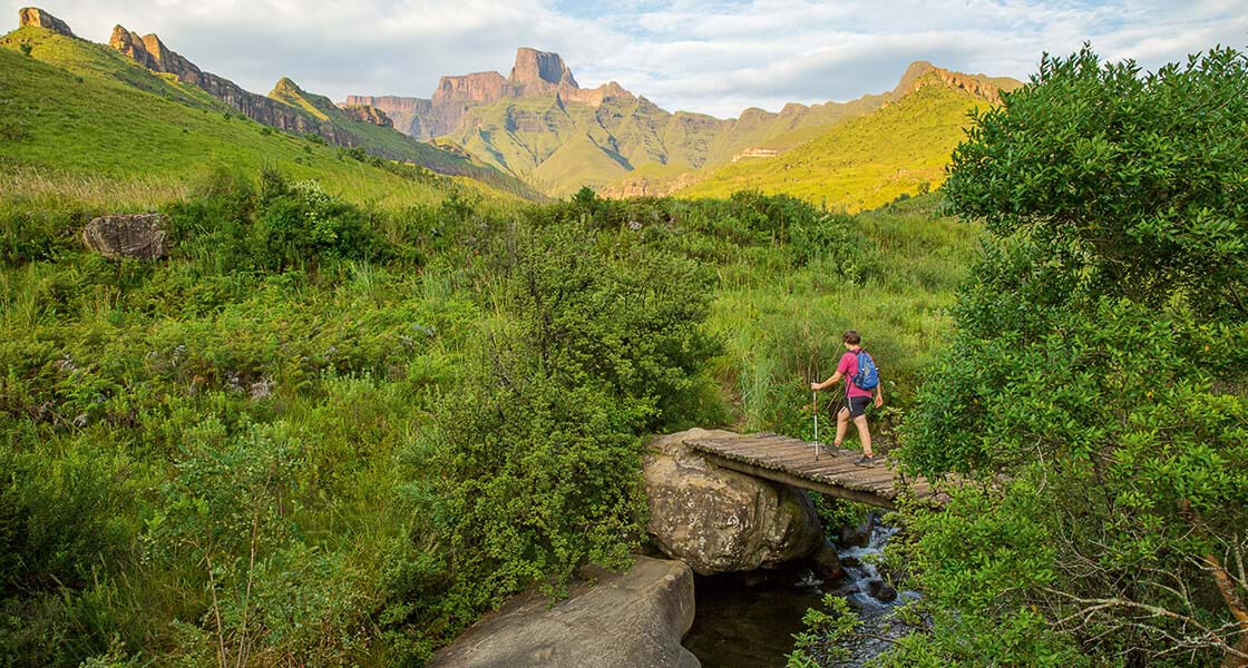 Day hikes in the Drakensberg a treasure trove of adventure Adventure Sport Routes Trails Kids Family Camping KwaZulu Natal Breathtaking scenery ZA